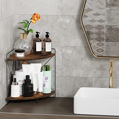 2 Tier Corner Shelf, 9.8x9.8x13.1in G550238