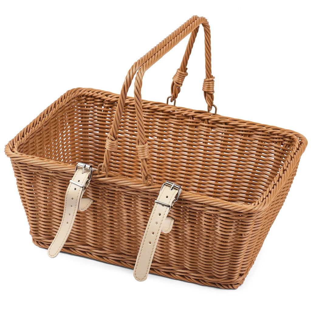Handlebar Bike Wicker Basket I9689
