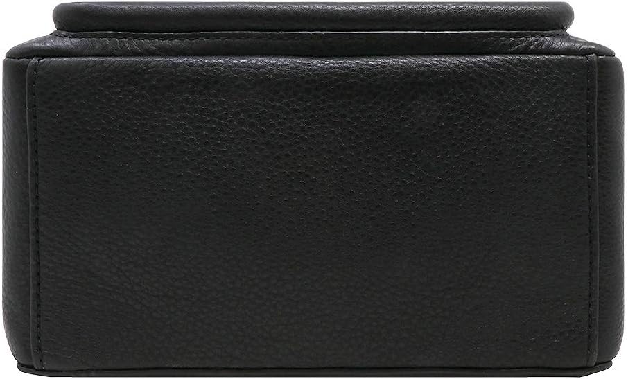 Black Medium Leather Backpack T122