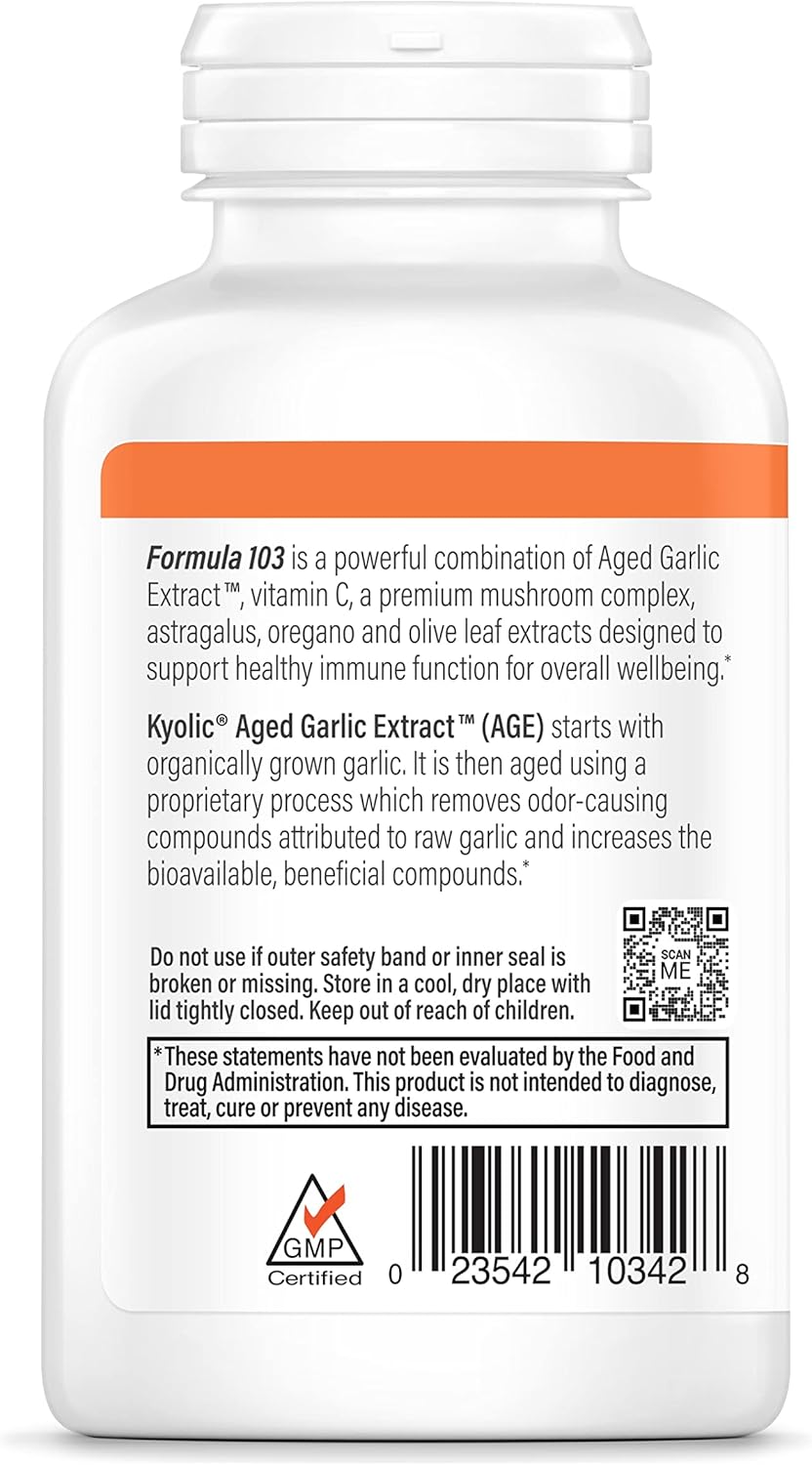 200 Capsules Aged Garlic Extract L419