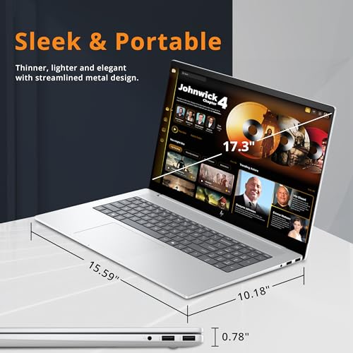 17.3" FHD Touchscreen Intel Core i7-1355U NVIDIA RTX 3050 64GB RAM 1TB SSD Grey Laptop W744428