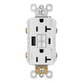 White 20 Ampere GFCI Tamper Resistant Electrical Outlet Y43804