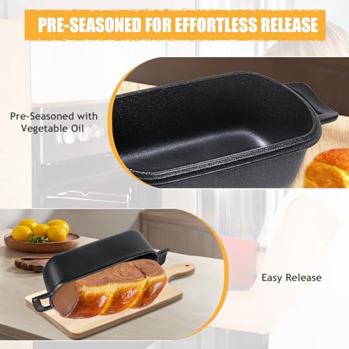 Cast Iron Loaf Pan with Lid R8741