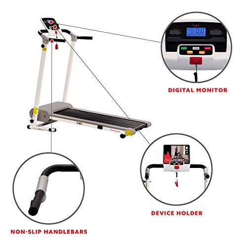 Smart Foldable Treadmill with LCD Monitor J382