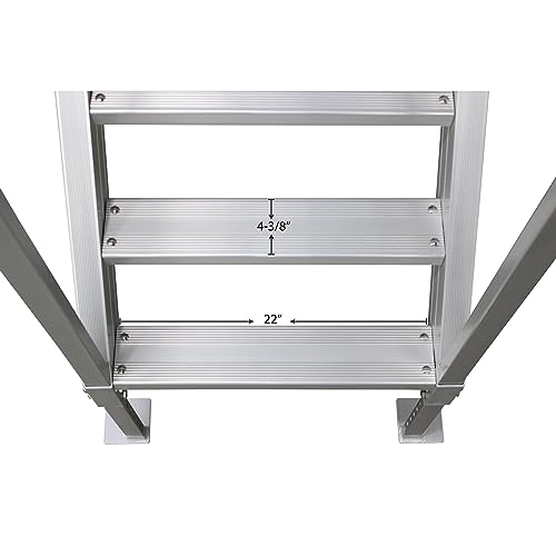 Aluminum Dock Stair - 4-Step L8382