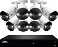 4K Security Camera System, 16-Channel 3TB NVR with 8 Indoor/Outdoor Wired IP POE Metal Cameras V7861