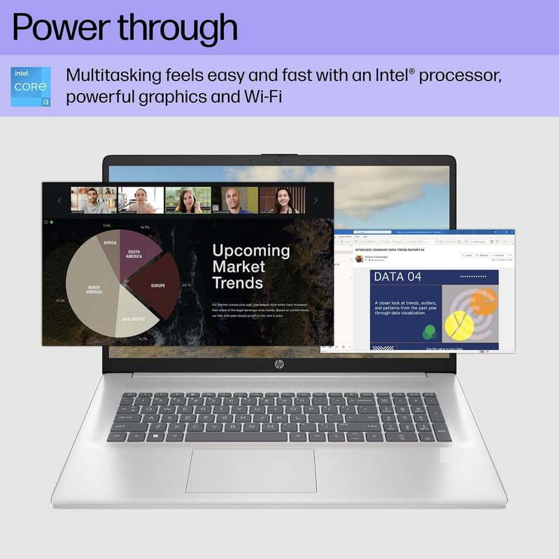 17.3'' FHD IPS Anti-Glare Display Laptop, 6-Core Intel i3-1215U, 16GB RAM, 1TB SSD, Windows 11 Pro J902667