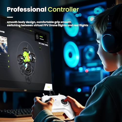 8 Channel FPV Drone Remote Controller (White) P823