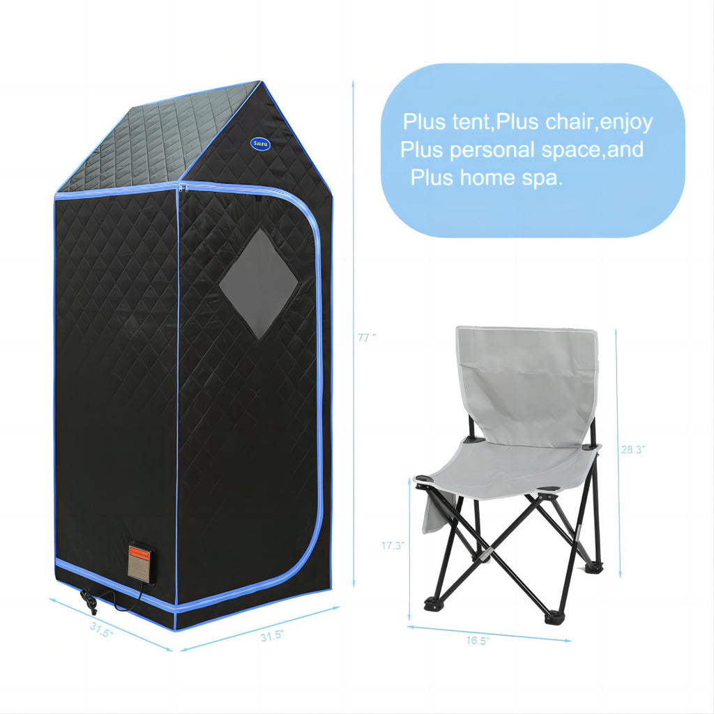 Black Far Infrared Full Body Sauna Tent D541223