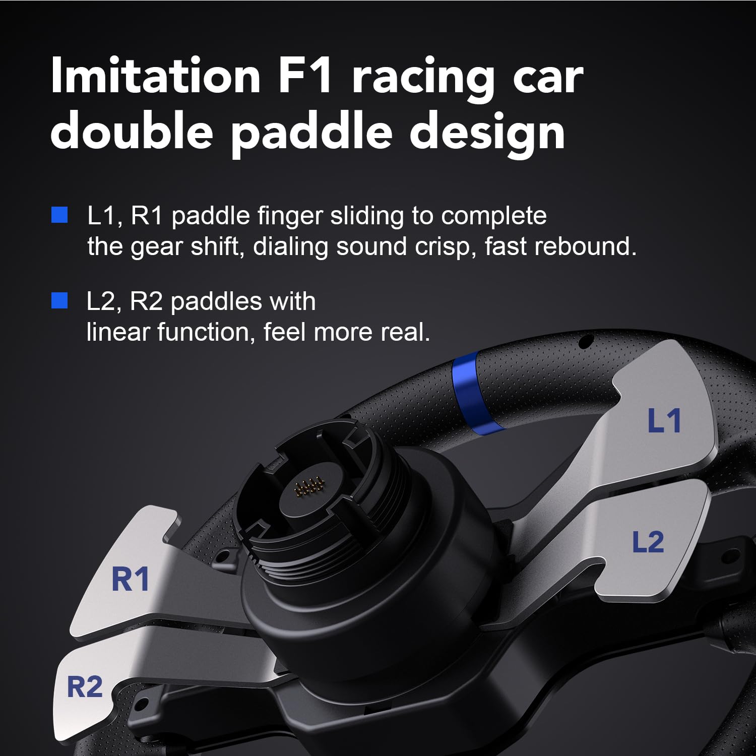 PC Racing Wheel with Force Feedback Steering Wheel, Pedals, Shifter, Detachable 270/900 Degree Steering Wheel U2814