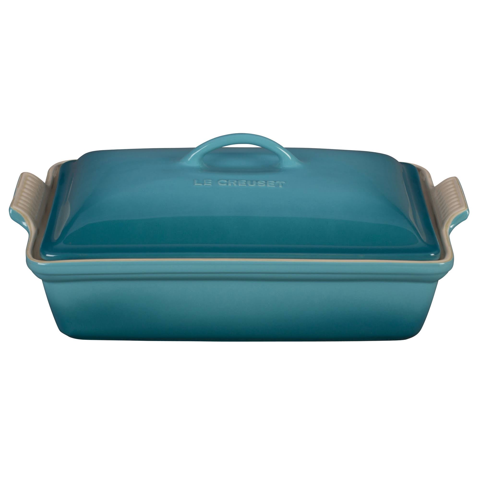 Heritage Stoneware Covered Rectangular Casserole, 4-Quart Z7009