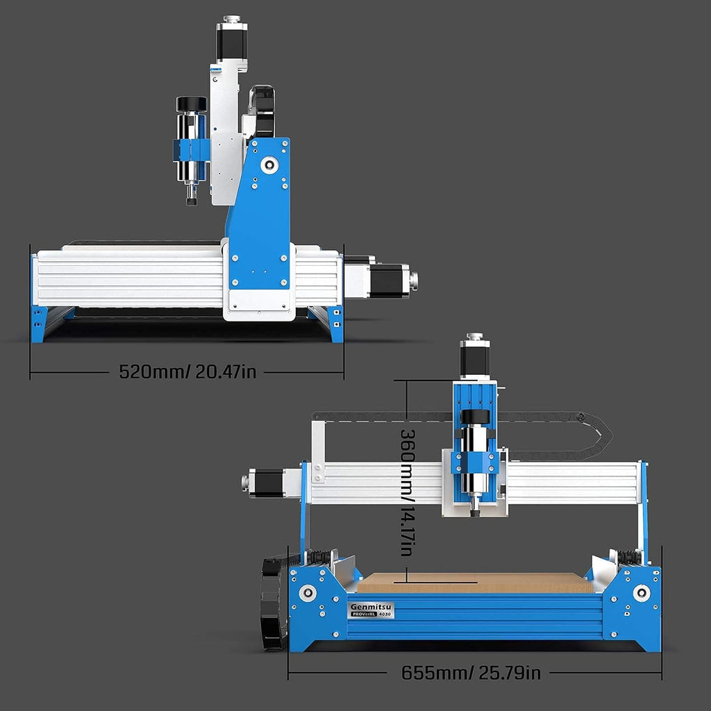 CNC Router Machine, 3 Axis Milling Cutting Engraving Machine, Working Area 400 x 300 x 110mm Z68347