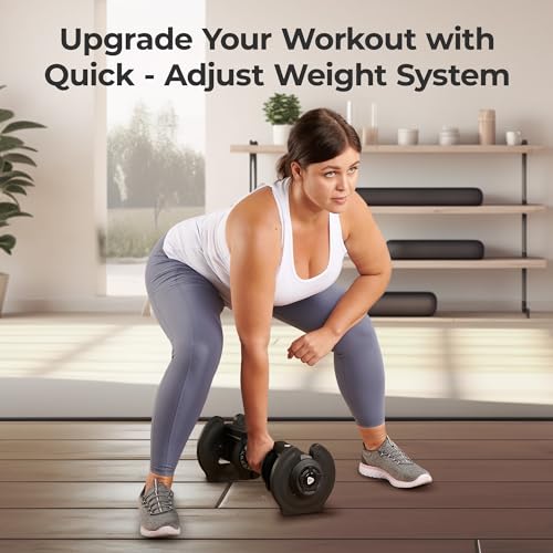 Adjustable Dumbbells 15Lb 25Lb 43Lb 55Lb 90Lb 6in1 U3870