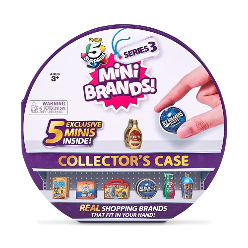 Mini Brands Collector's Kit, 3 Mystery Capsules + 1 Case H7932