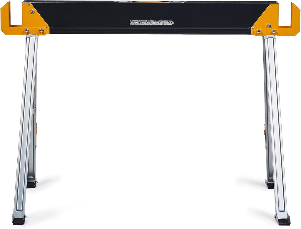 Folding Sawhorse/Jobsite Table, 100% High Grade Steel, 41.5-Inch S833