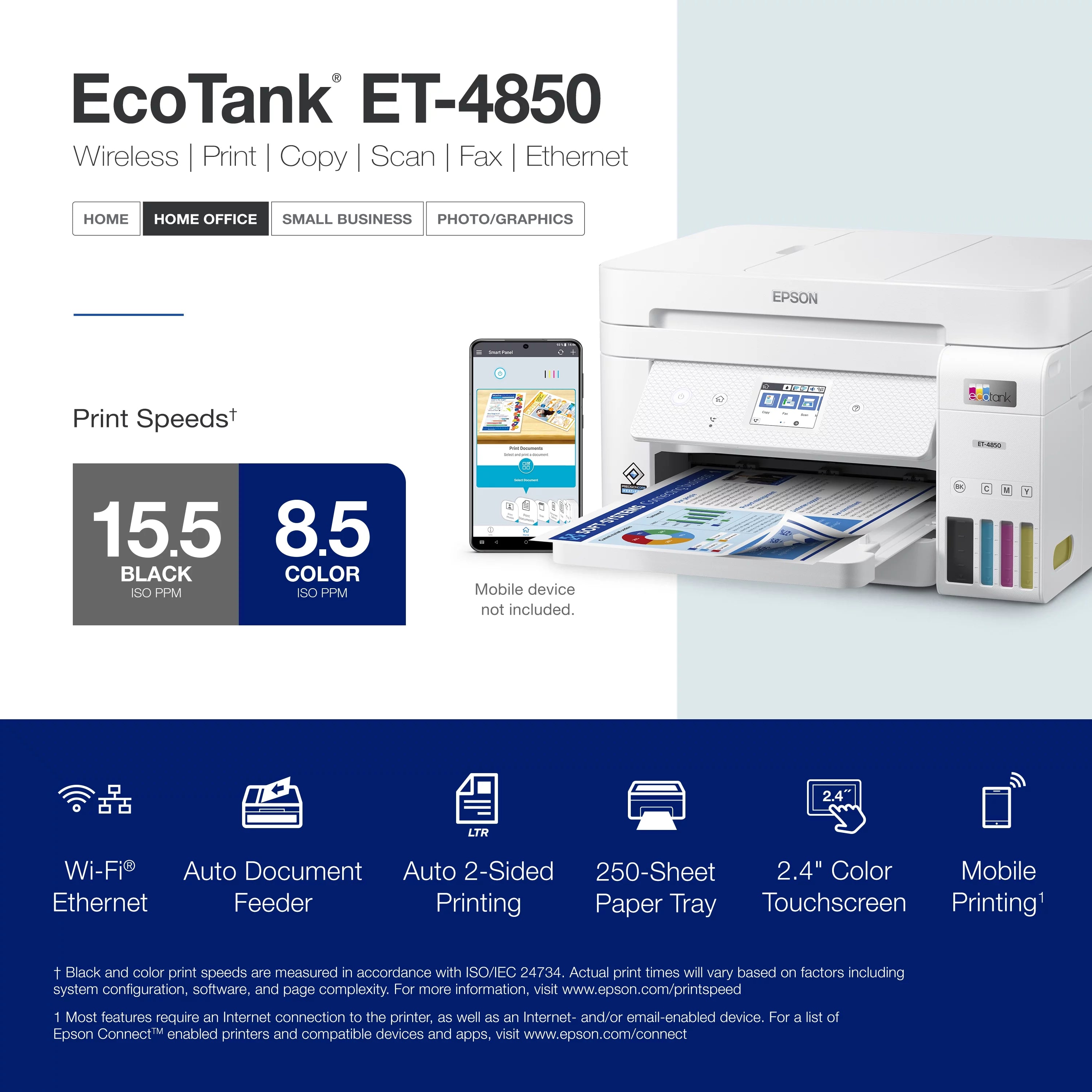 White All-in-One Supertank Printer R91640