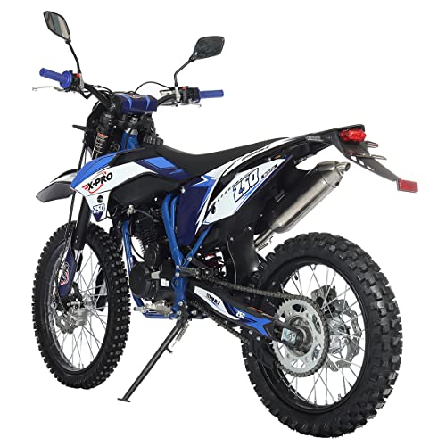 250cc Dirt Bike with 5-Speed Manual Transmission, 21"/18" Wheels, Electric/Kick Start V682