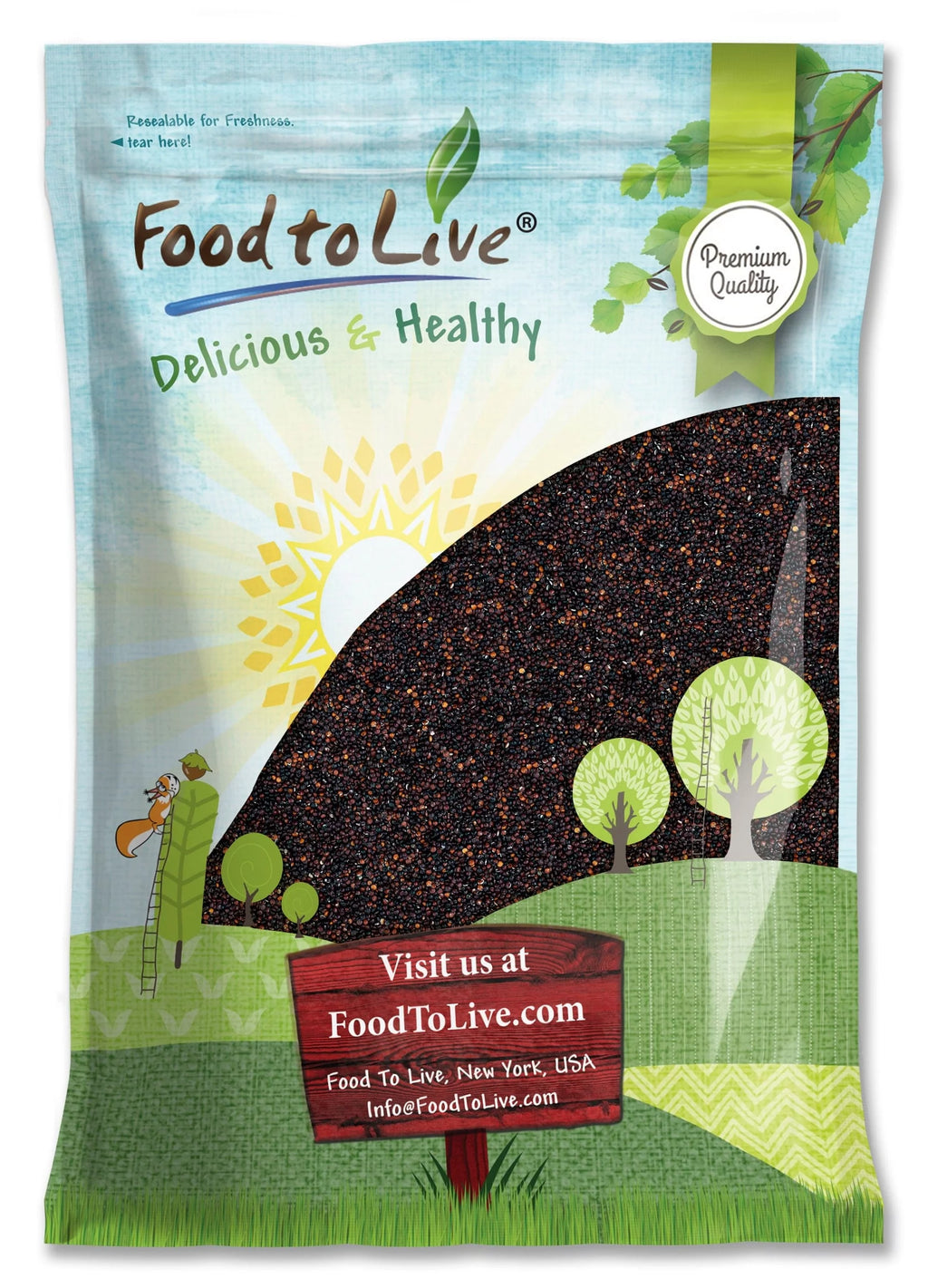 Black Quinoa, 10 Pounds J7776