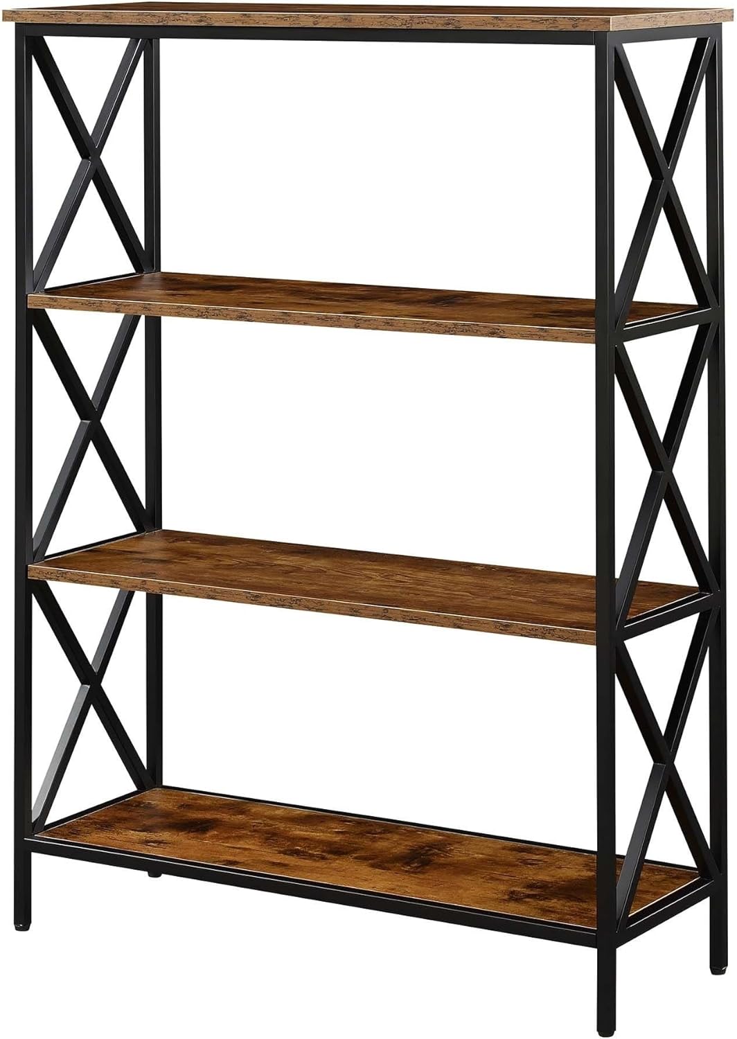 4 Tier Bookcase with Open Shelves F341