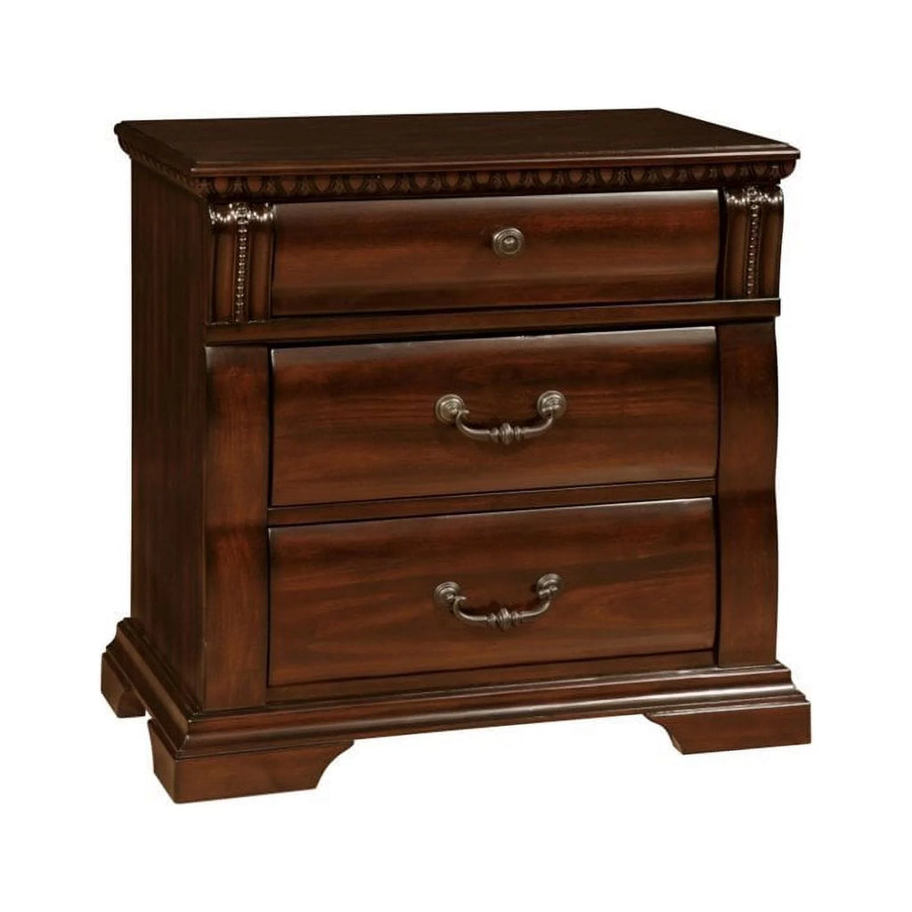 3 Drawer Cherry Nightstand K9068
