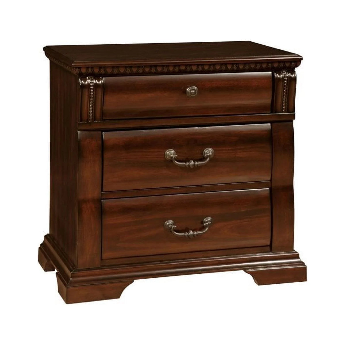 3 Drawer Cherry Nightstand K9068