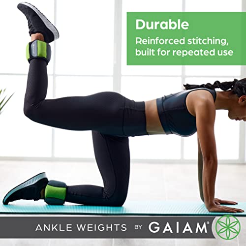 Ankle Weights Strength Training Weight Sets with Adjustable Straps (5lb & 10 Pound Sets) M772
