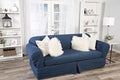 Blue Cotton Denim Sofa Slipcover W3621