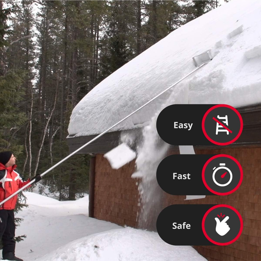 20 ft. Reach Aluminium Roof Snow Removal Tool C37409