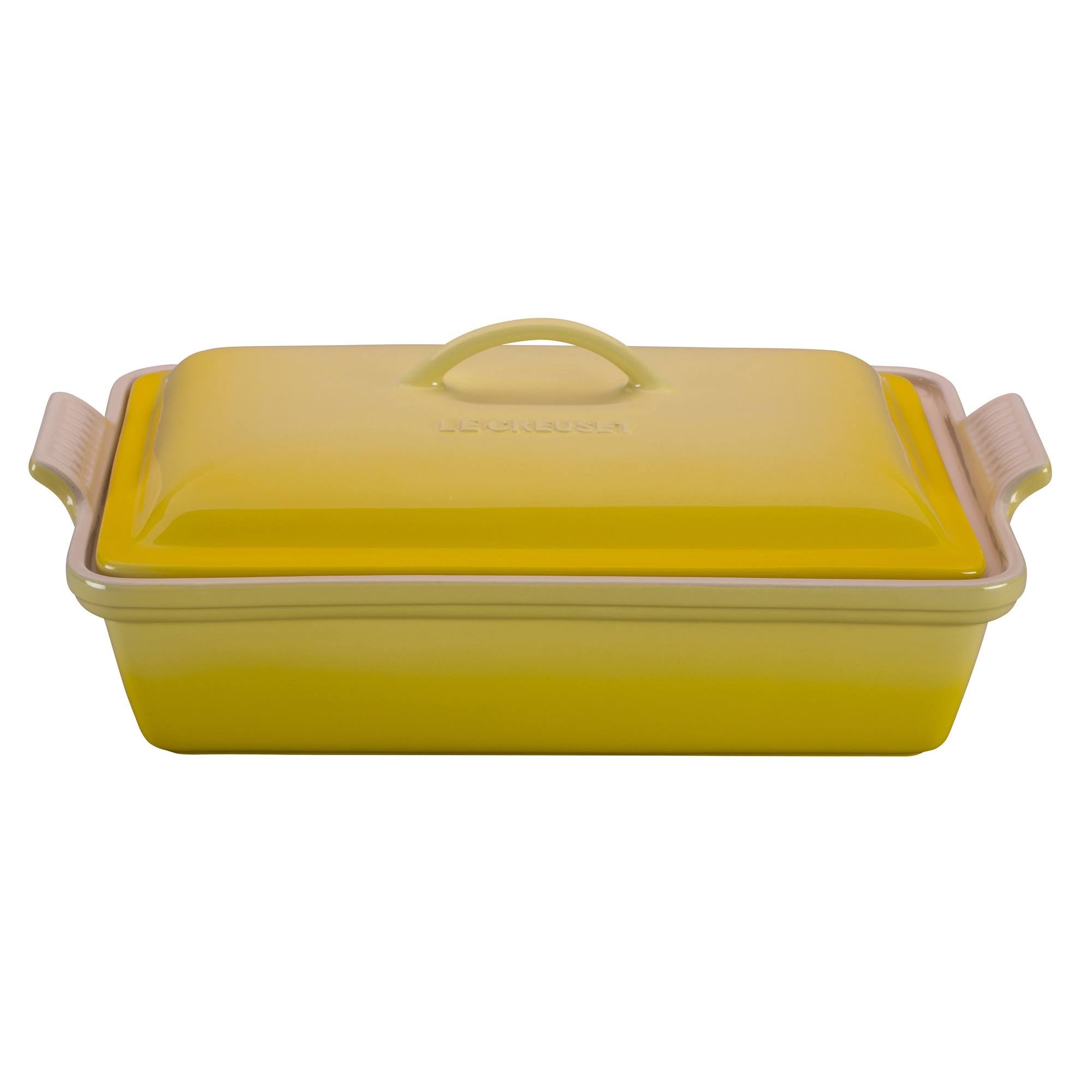 Heritage Stoneware Covered Rectangular Casserole, 4-Quart Z7009