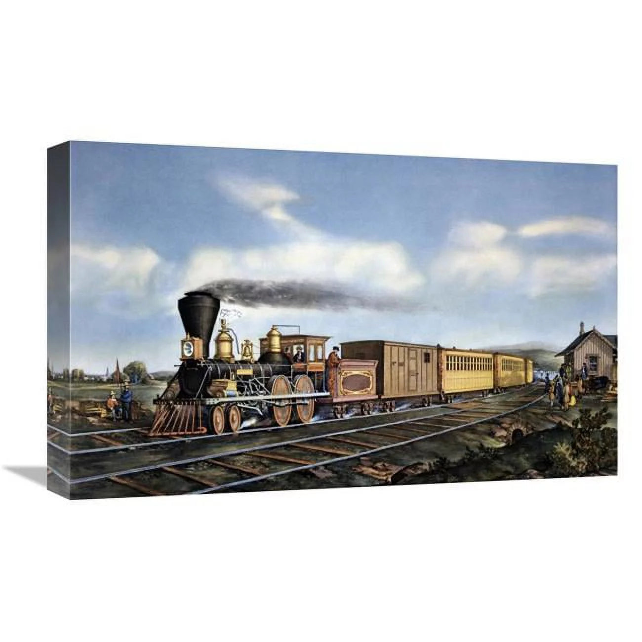 American Express Train Art Print - 22in. O1886