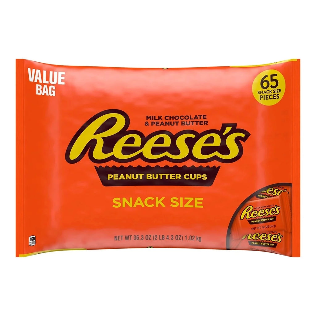 Milk Chocolate Peanut Butter Snack Size Cups Candy (36.3 Ounce) B28080