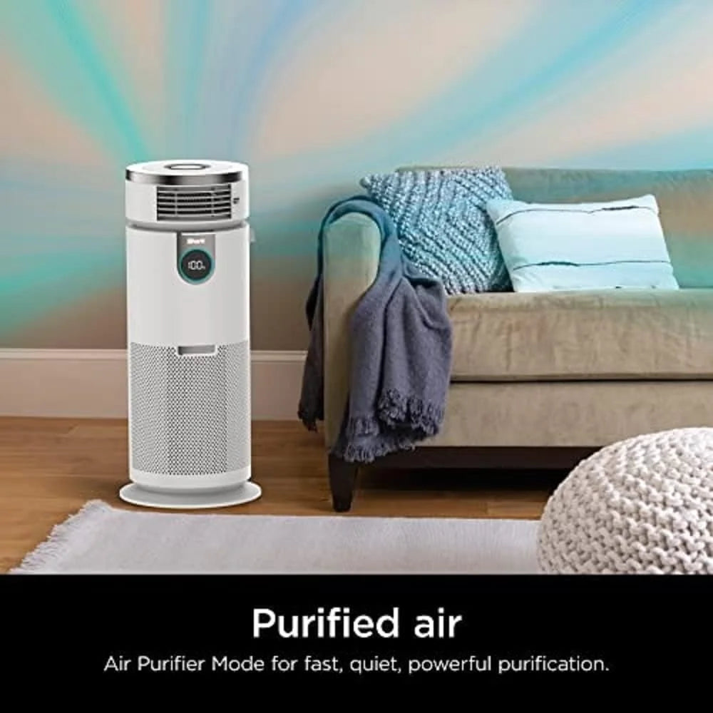 Open Box 3-in-1 Air Purifier Heater Fan HEPA Filter White X56738