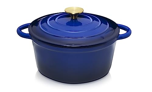 Red Enamel 5qt Cast Iron Dutch Oven T505