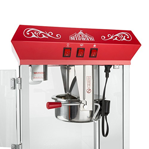Black 8-Ounce Popcorn Machine L851