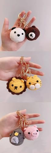 8 Packs Crochet Animal Kit for Beginners B611
