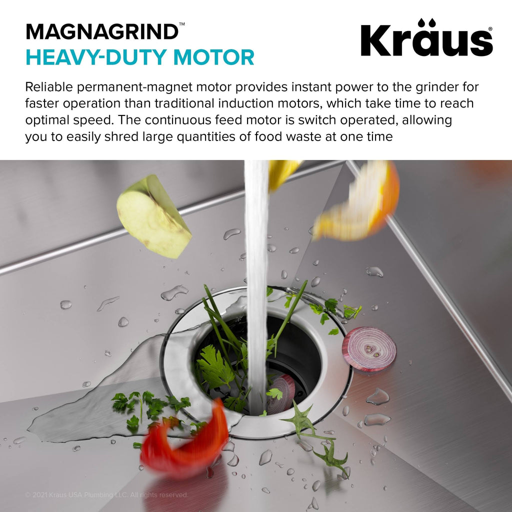 0.75 HP Continuous Feed Garbage Disposal G889749