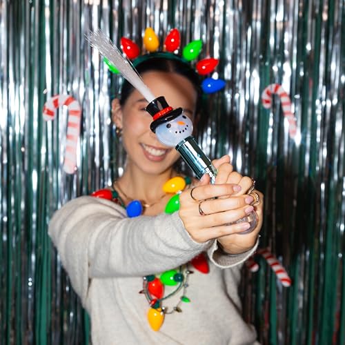 Christmas Fiber Optic Wands Light Up LED Holiday Toy 3 Pack H33607