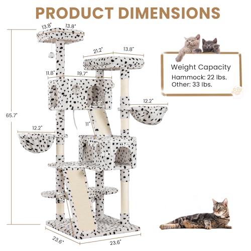 Grey Cat Tree with Sisal Scratching Posts S359073