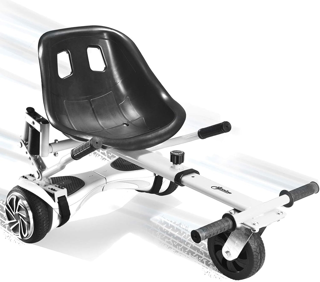 Black Hoverboard Seat Attachment with Off-Road Tire I750