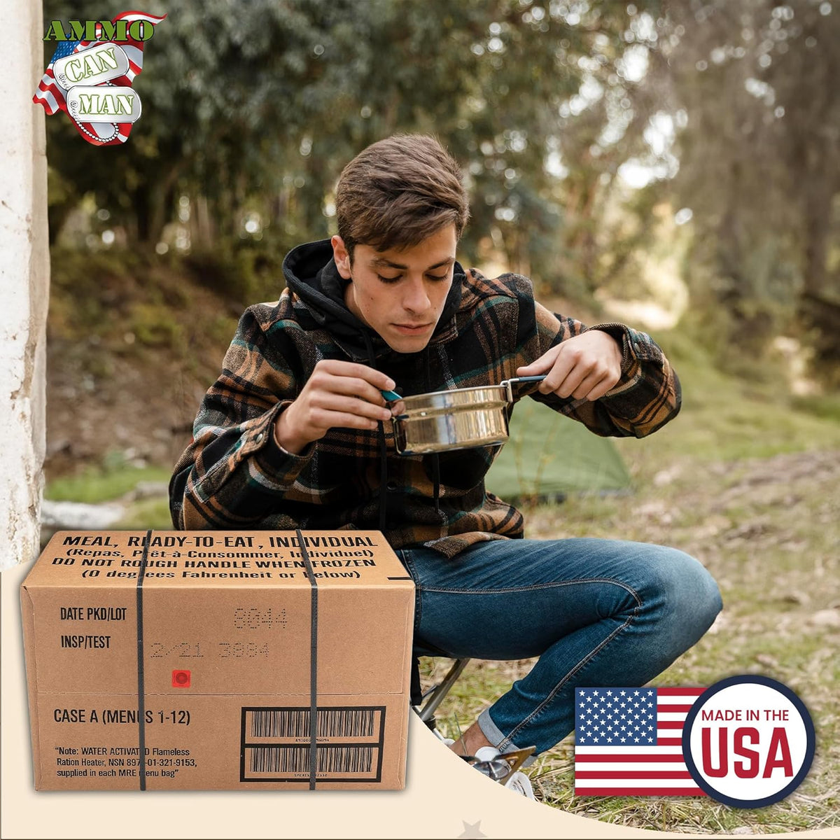 12ct US Military Surplus MRE Meals Ready to Eat U137446
