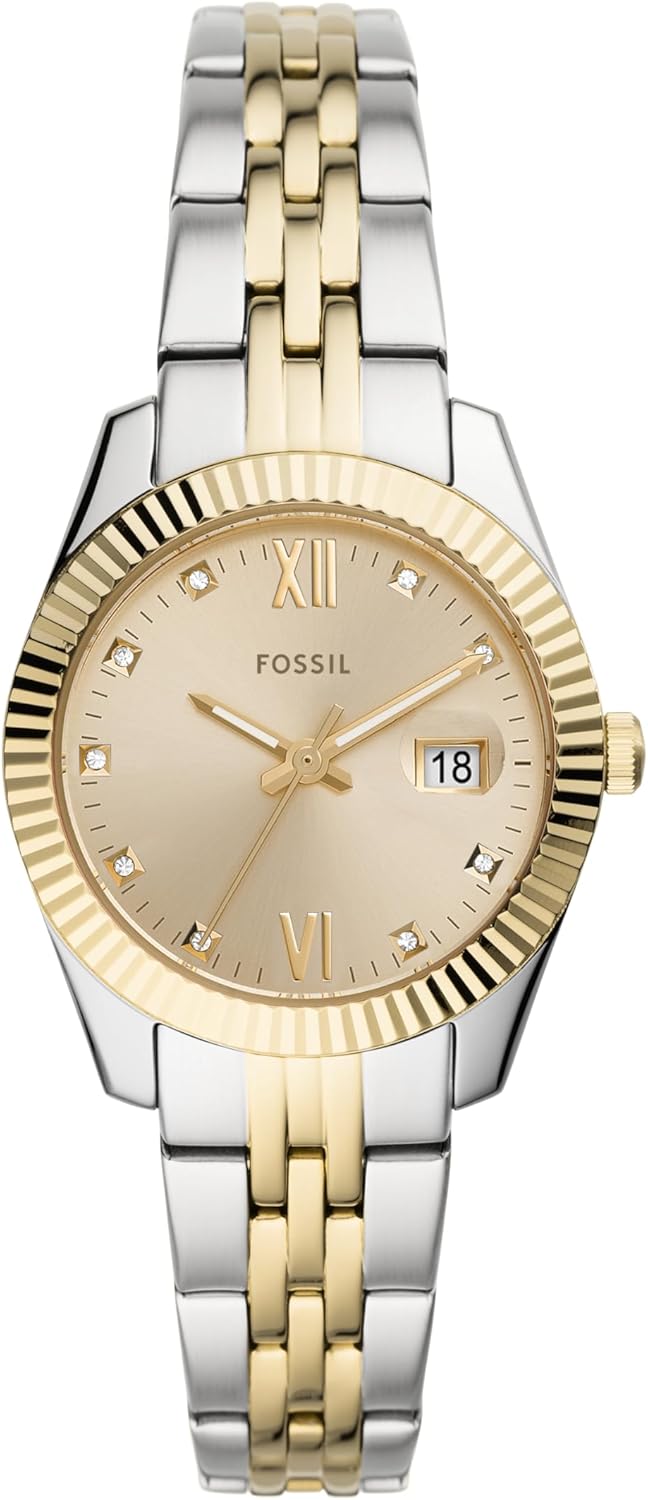 Gold Silver Stainless Steel Quartz Watch N772