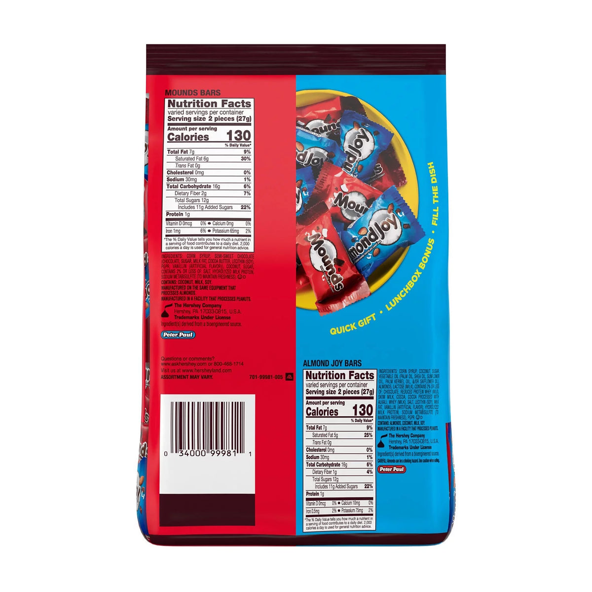 Assorted Flavored Candy Party Pack 32.1 oz L841047
