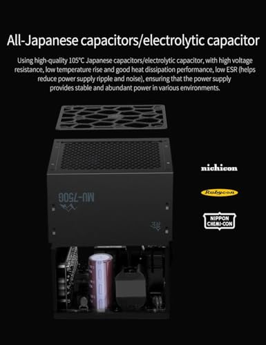 750W White 80 Plus Gold ATX 3.0 Power Supply U444588