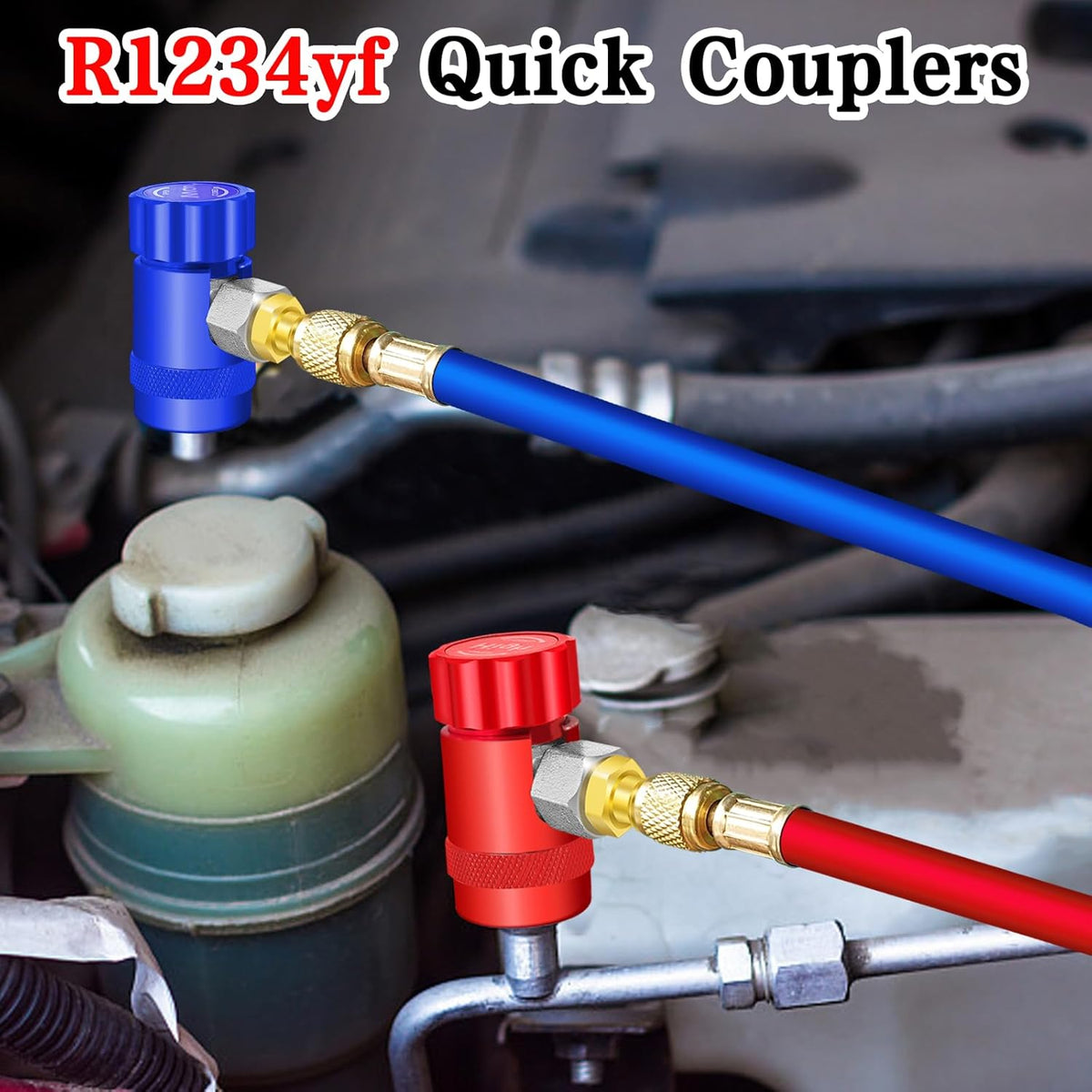 R1234yf Adapter Kit with Self-Sealing Can Taps I613299