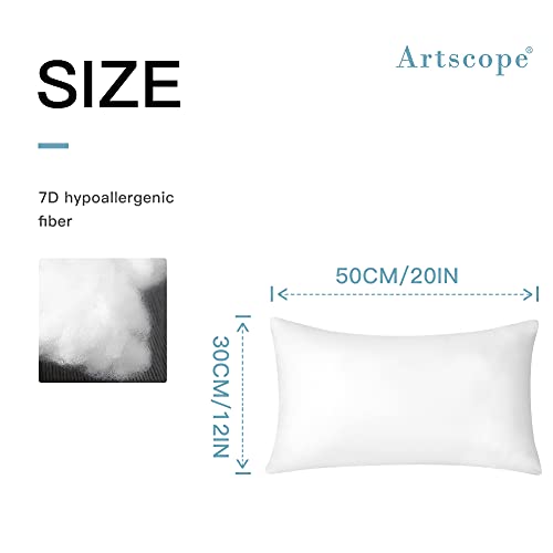 12" x 20" Set of 2 Throw Pillow Inserts C624710