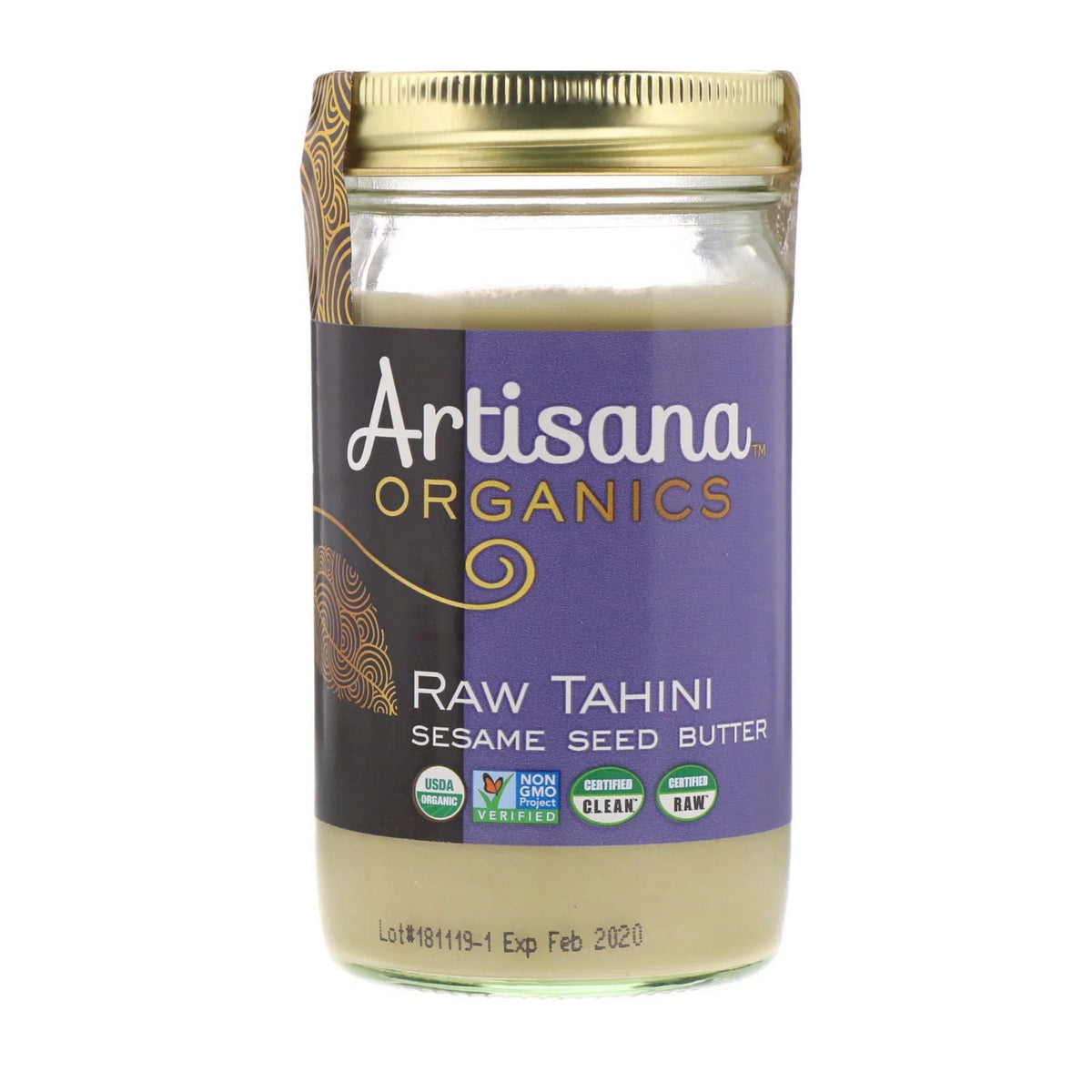 Organic Raw Tahini Sesame Seed Butter 14 oz K733