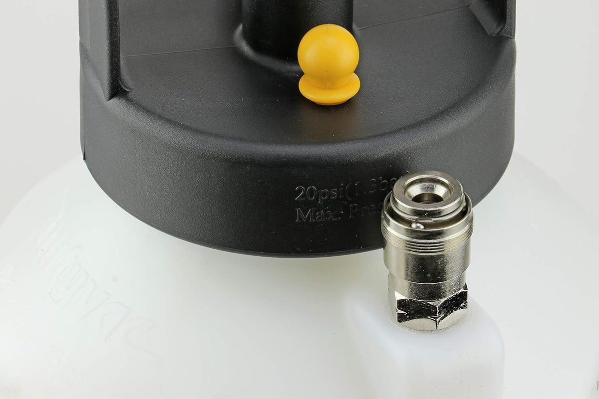 Professional Hydraulic Brake and Clutch Pressure Bleeding System with 7 Master Cylinder Adapters and Storage Case D128