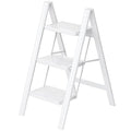 Folding Step Stool with Wide Anti-Slip Pedal, 330lbs Load Capacity Q5096