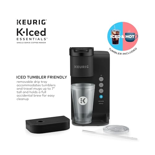 White Single-Serve K-Cup Pod Coffee Maker with 36oz Removable Reservoir O565711
