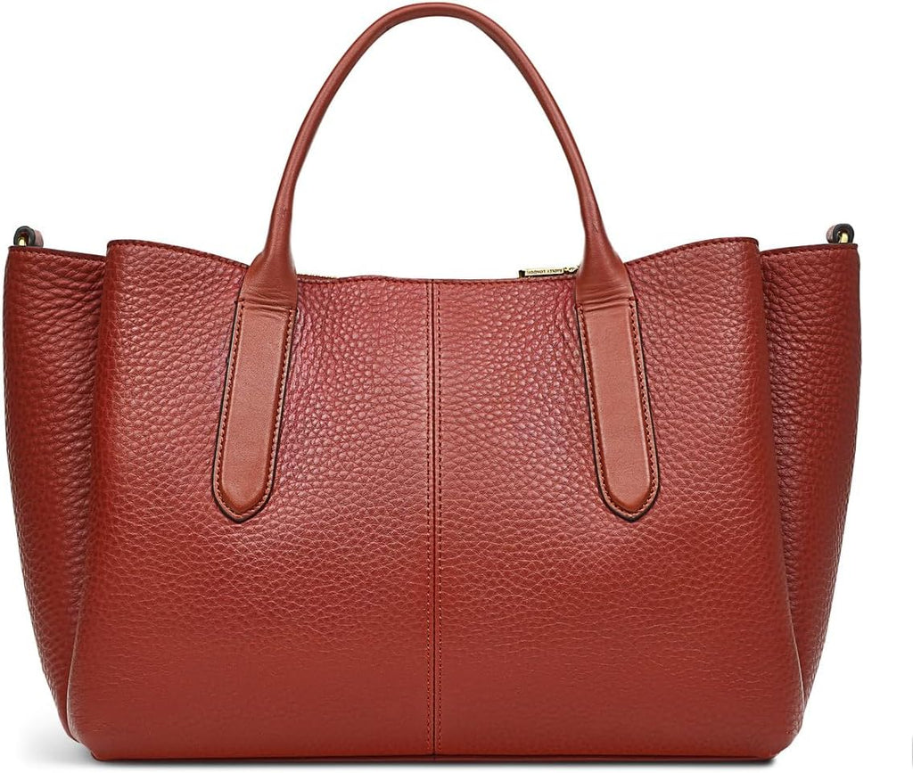 Medium Leather Satchel Bag P410